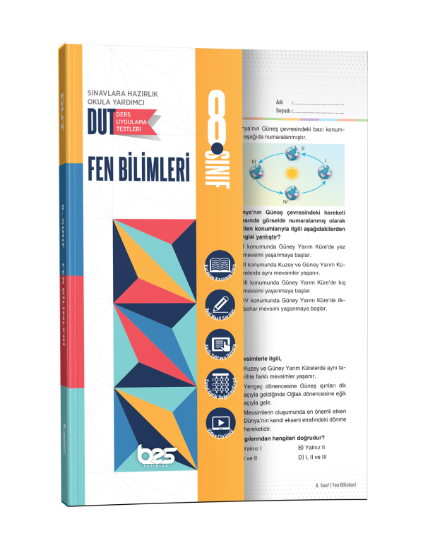BES DUT 08.SINIF UYGULAMA TESTİ FEN BİLM - 2026-27